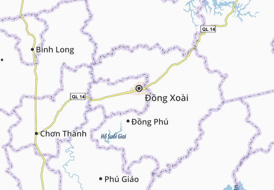 Karte Stadtplan Tân Xuân