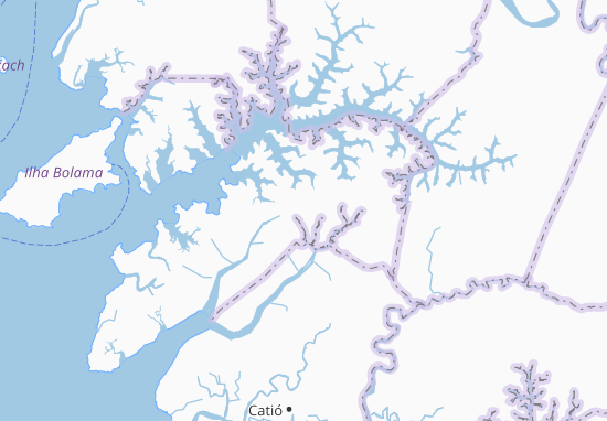 Mapa Cancumba Beafada