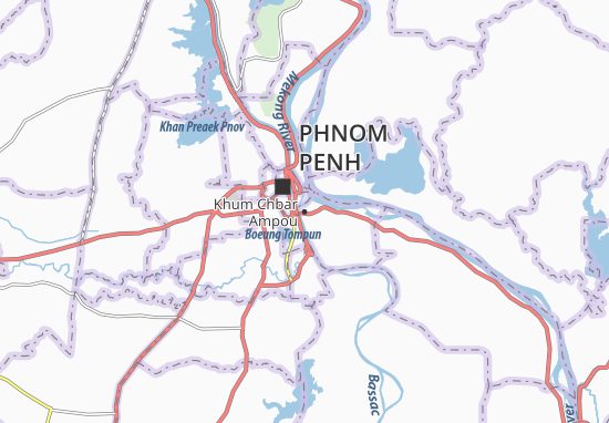 Mapa Khum Chbar Ampou