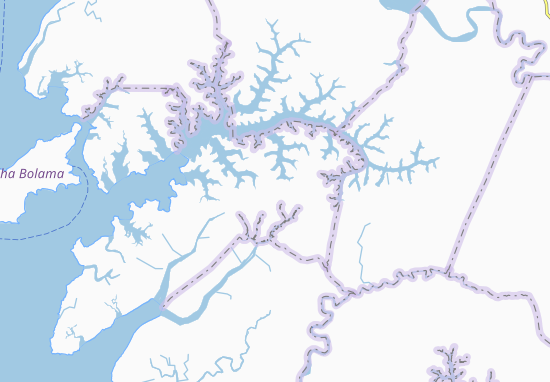 Karte Stadtplan Missira Beafada