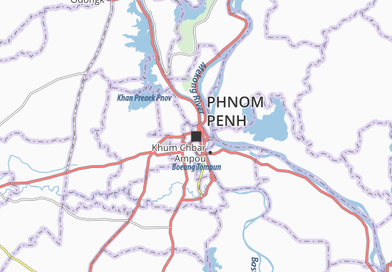 Mapa Phnom Penh