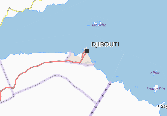 Kaart Plattegrond Ambouli