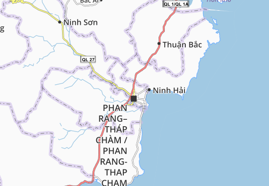 Karte Stadtplan Đài Sơn
