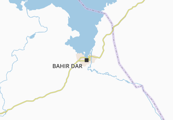 Mapa Bahir Dar