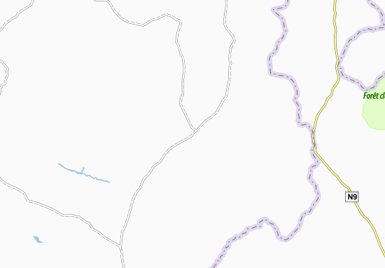 Karte Stadtplan Kourouma