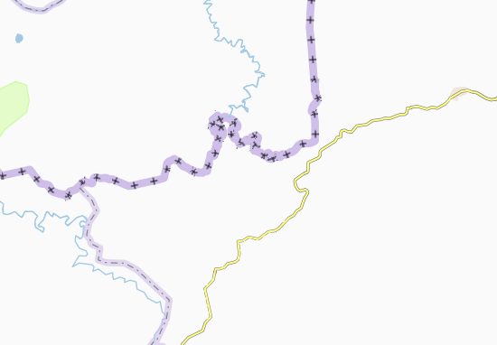 Karte Stadtplan Tiankoun Alliou