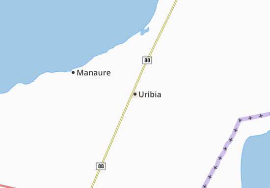 Mapa Uribia