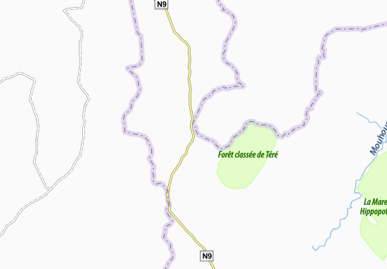 Koundougou Map