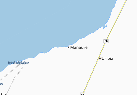 Mapa Manaure