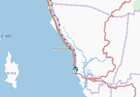 Mapa Khlong Yai
