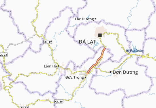 Kaart Plattegrond Nam Ban