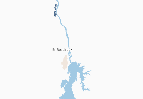 Mapa Er-Roseires