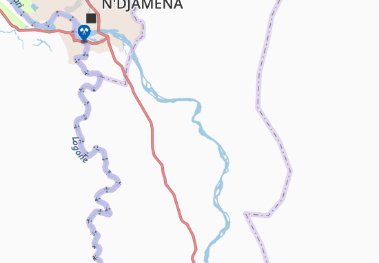 Milegana Map