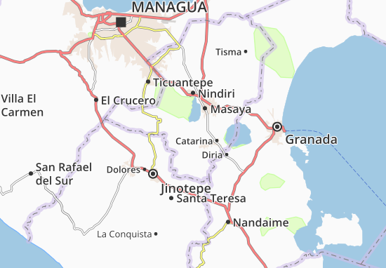 Karte Stadtplan Nandasmo