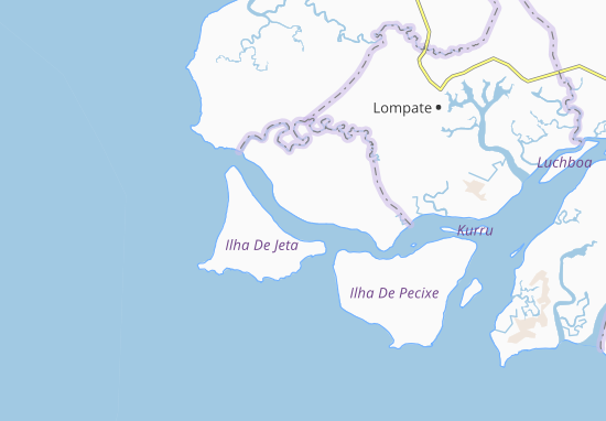 Mapa Utia Melique