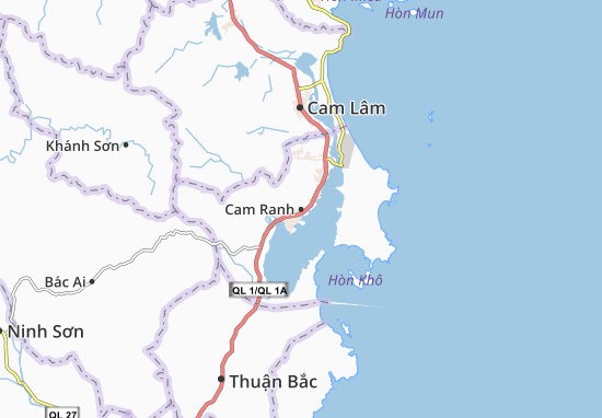 Karte Stadtplan Cam Ranh