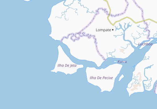Mapa Binhangai