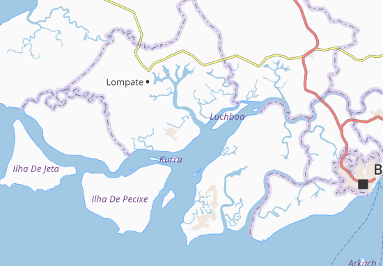 Kaart Plattegrond Dapatai