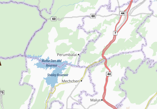 Karte Stadtplan Perumbalai