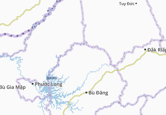 Karte Stadtplan Đắk Nhau