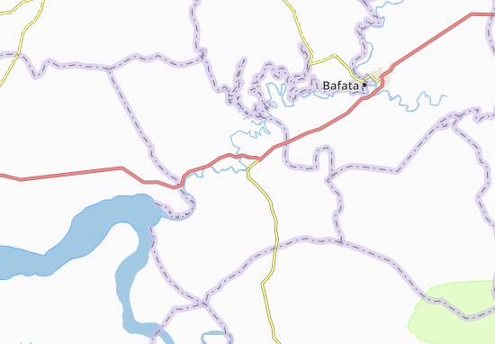 Karte Stadtplan Bambadinca