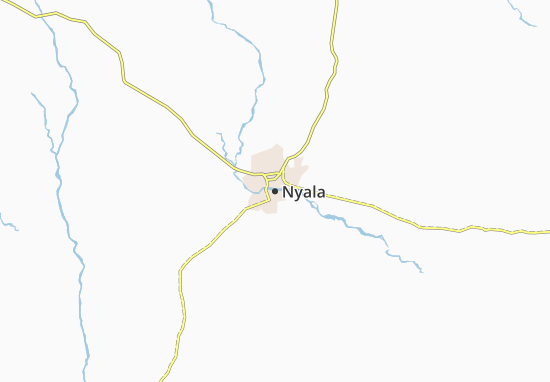 Mapa Nyala