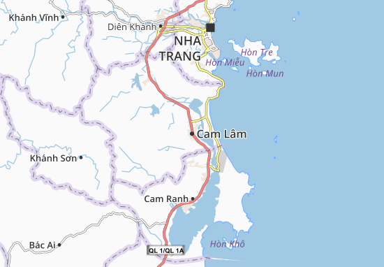 Carte-Plan Cam Lâm