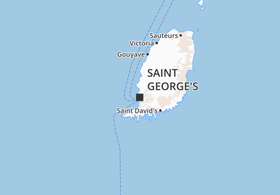 Mapa Saint George&#x27;s