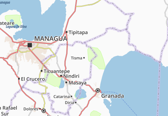 Karte Stadtplan Tisma