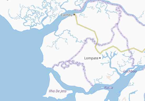 Mapa Chantu