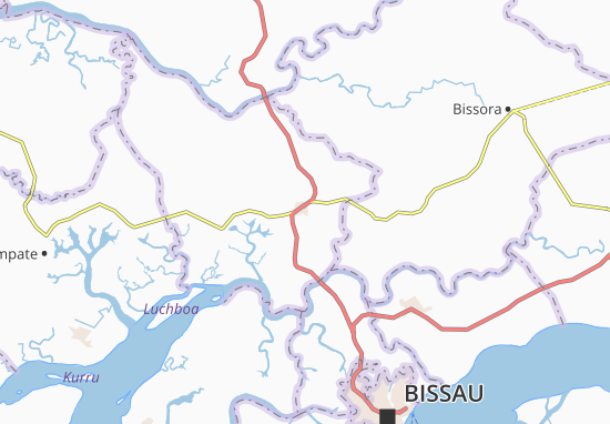 Karte Stadtplan Bula