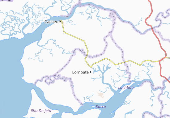 Mapa Beniche