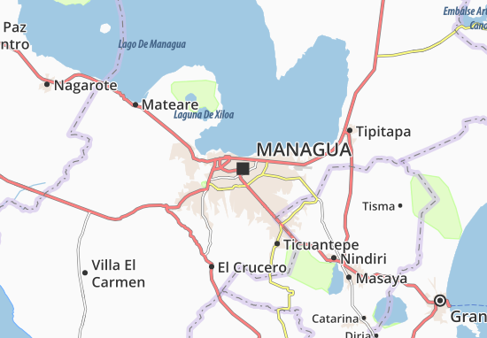 Mapa Managua