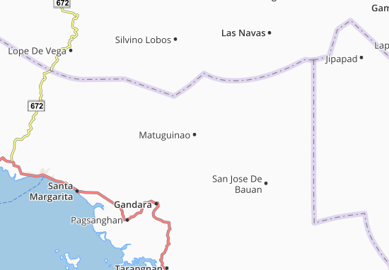 Karte Stadtplan Matuguinao