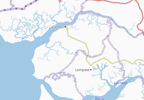 Karte Stadtplan Bamoial