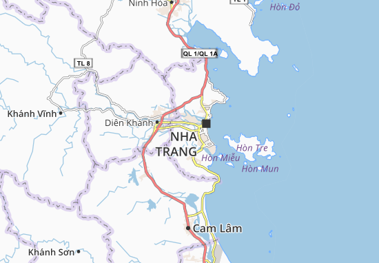 Mapa Vĩnh Thái