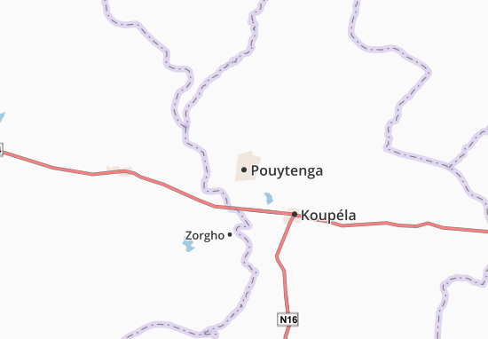 Pouytenga Map