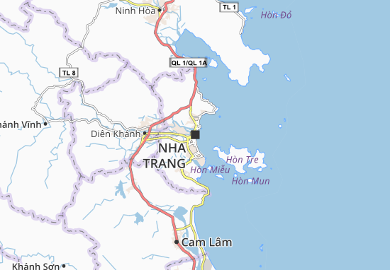 Mapa Nha Trang