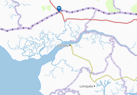 Mapa Ponta Salvador Barreto