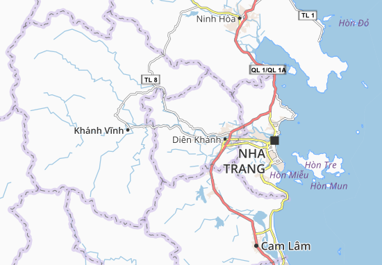 Mapa Diên Lâm