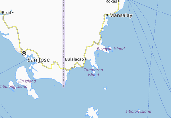 Karte Stadtplan Bulalacao