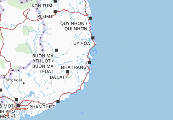 Karte Stadtplan Khánh Hòa