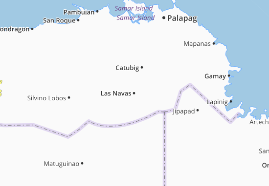 Karte Stadtplan Las Navas