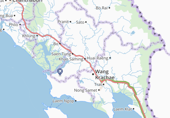 Kaart Plattegrond Khao Saming