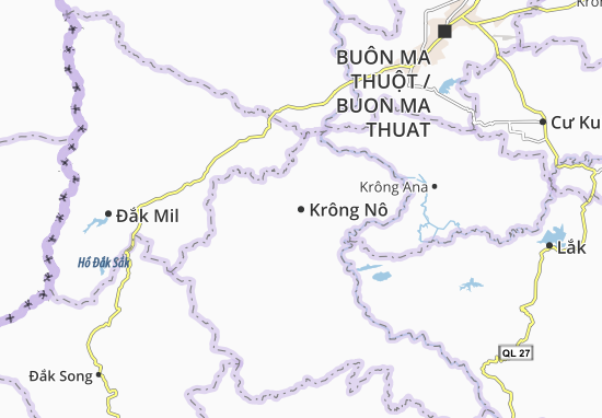 Mapa Krông Nô