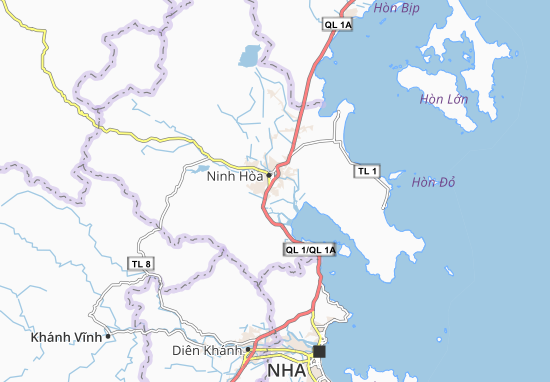 Carte-Plan Ninh Hà