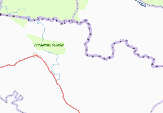 Mapa Ikounoun
