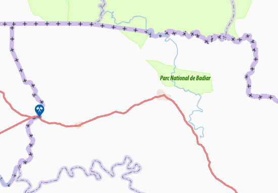 Mapa Louguere-Kere