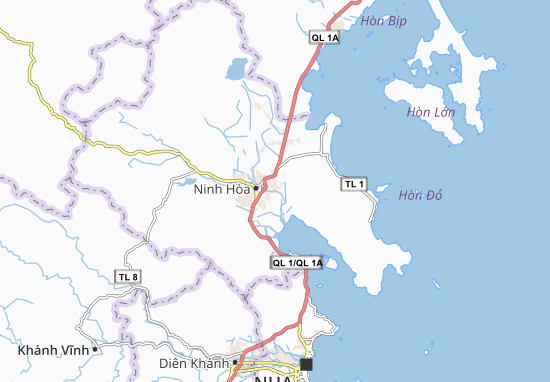 Karte Stadtplan Ninh Phú