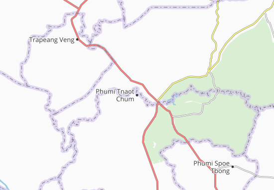 Kaart Plattegrond Phumi Tnaot Chum